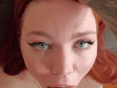 Redhead beauty take it like a champ